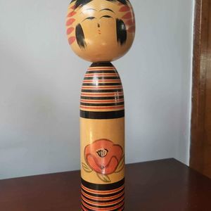 Kokeshi doll/Japanese Traditional Vintage Artistic kokeshi doll, From Japan 12"T